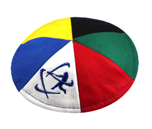 Load image into Gallery viewer, Klipped Kippah® - Multi-Color Six-Panel Cotton