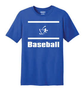 Youth Baseball Short Sleeve T-Shirt - Blue